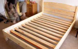 Comment faire un lit en bois de vos propres mains, instructions étape par étape