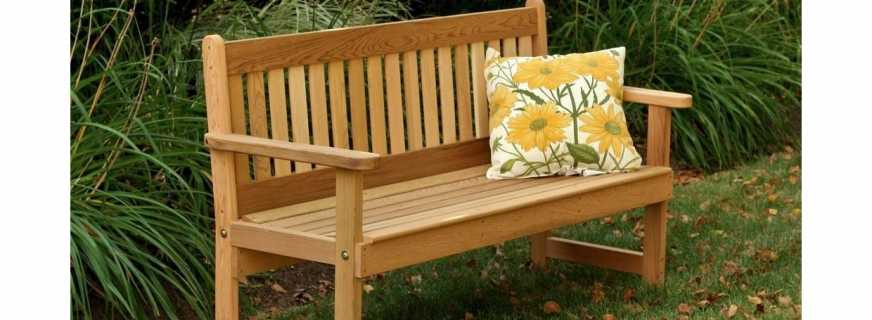 Comment fabriquer un banc en bois de vos propres mains, des ateliers simples