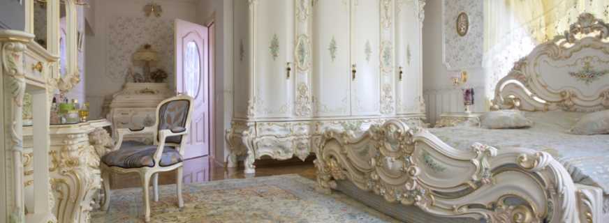 Caractéristiques distinctives du mobilier baroque, conseils de sélection et de placement