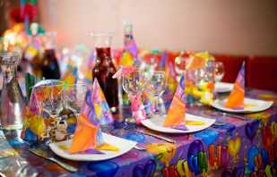 Décoration de table d'anniversaire pour enfants, idées de conception de vacances