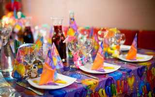 Décoration de table d'anniversaire pour enfants, idées de conception de vacances