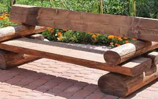 Conceptions modernes de bancs de jardin, bricolage